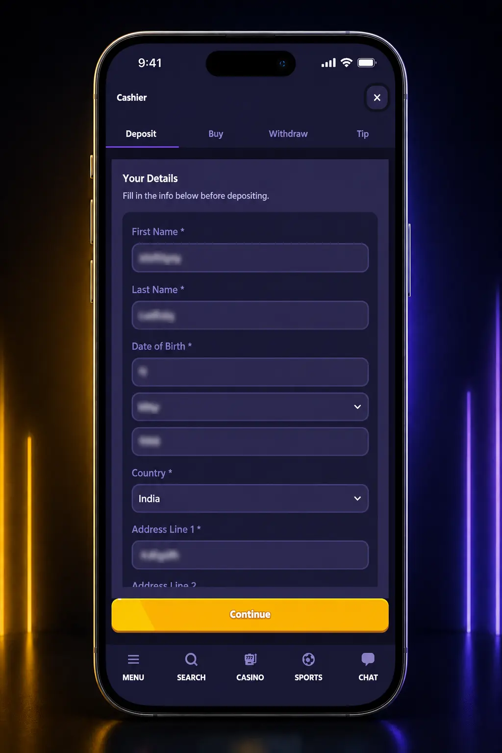 Step-by-step guide showing how to sign up, deposit, and place NFL or NCAA bets on Roobet's sportsbook.