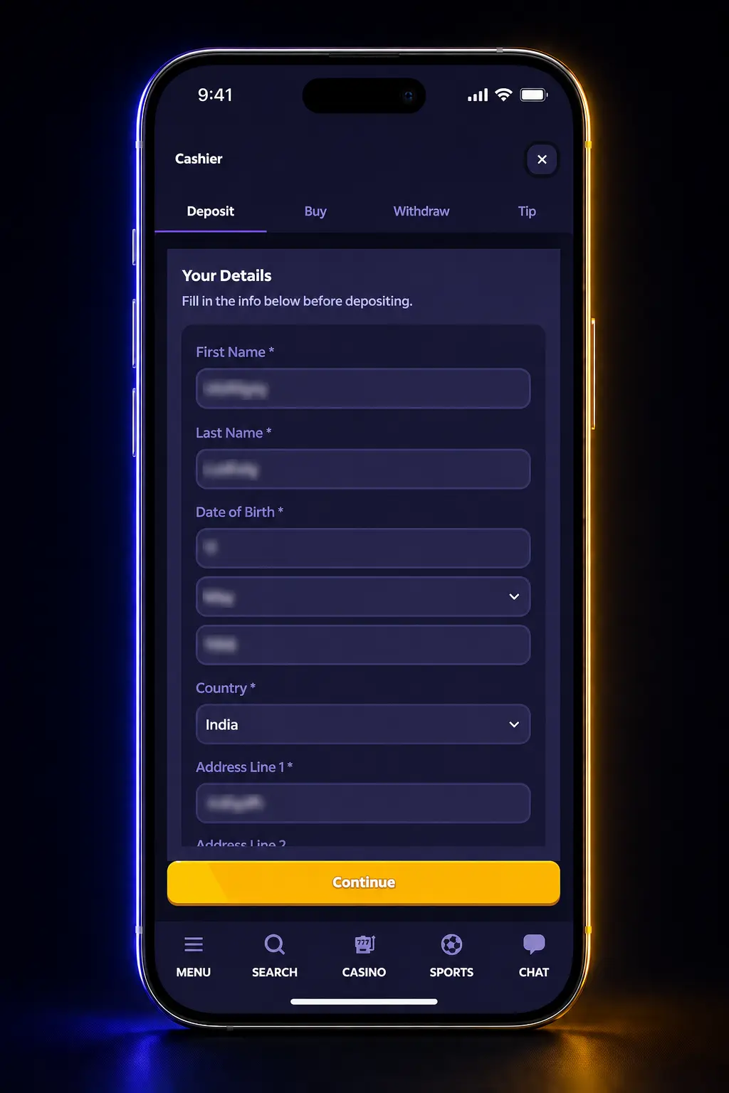 Step-by-step guide showing how to sign up, deposit, and place an MMA/UFC bet on Roobet's sportsbook platform.