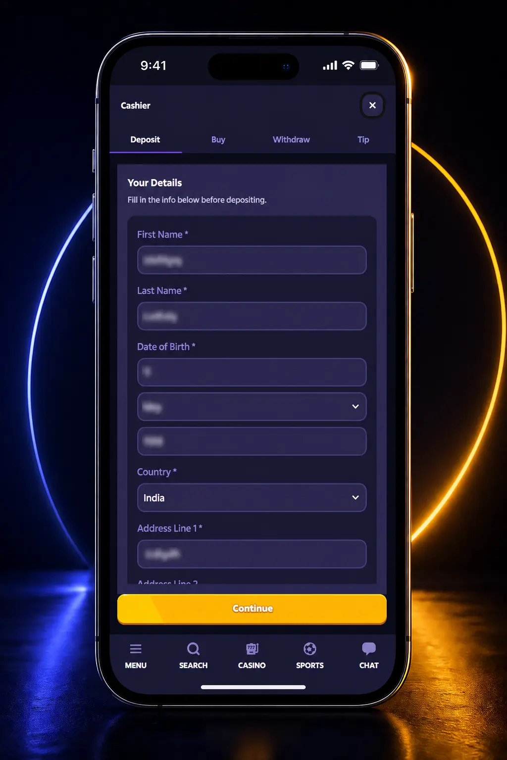 Step-by-step guide showing how to sign up, deposit crypto, and place a tennis bet on Roobet in four easy steps.