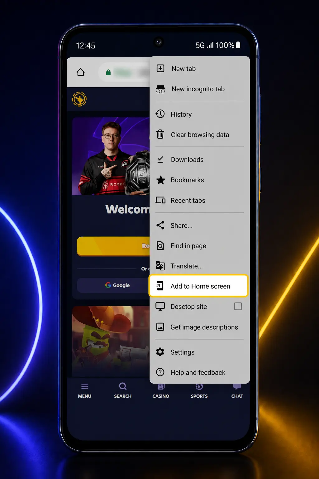 Step-by-step guide to download and install the Roobet APK on Android phones and tablets in India