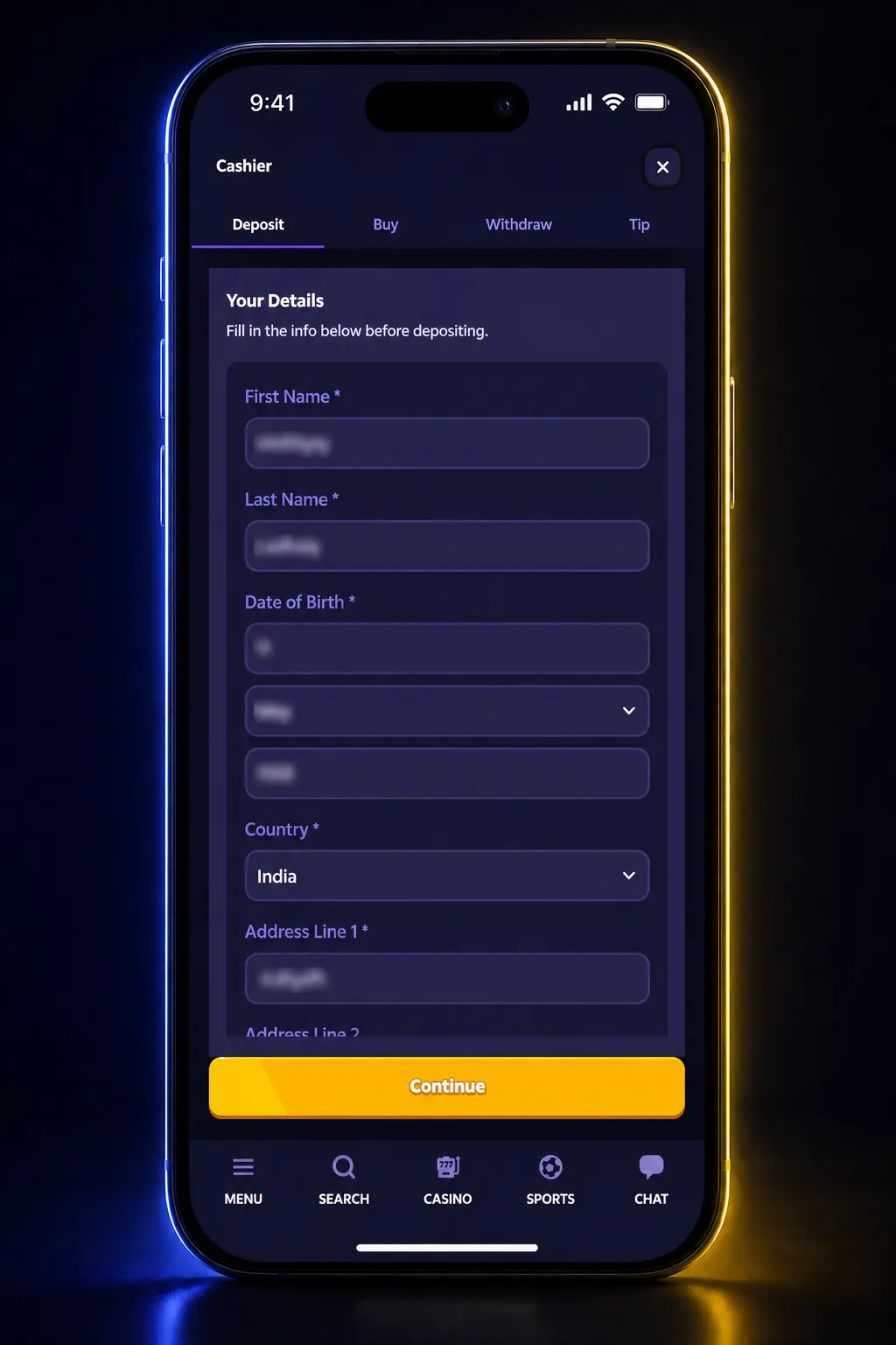 Step-by-step guide showing how to sign up, deposit crypto, and join live casino tables on Roobet