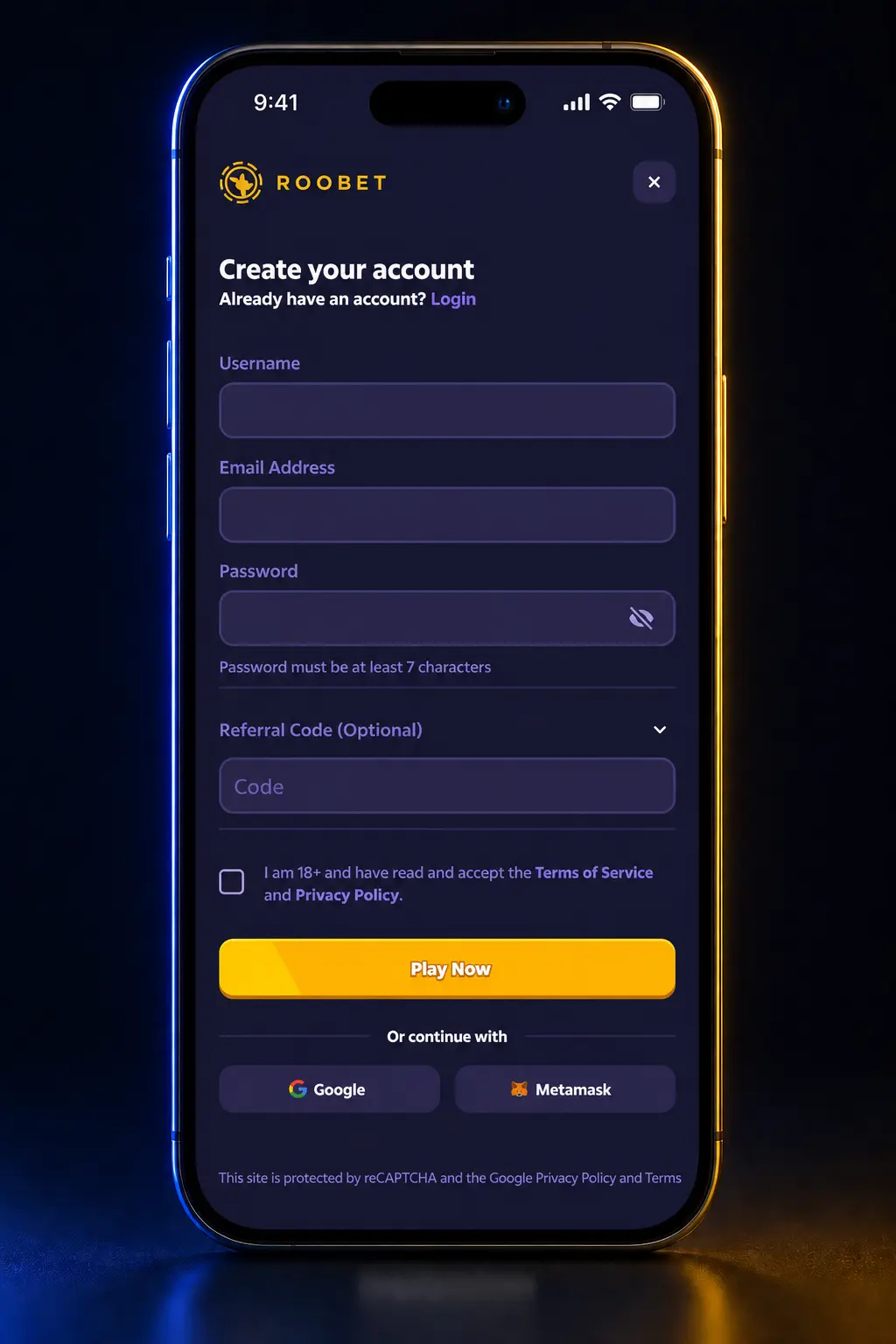 Step-by-step guide showing how to sign up, deposit crypto, and place a CS2 bet on Roobet in five easy steps.