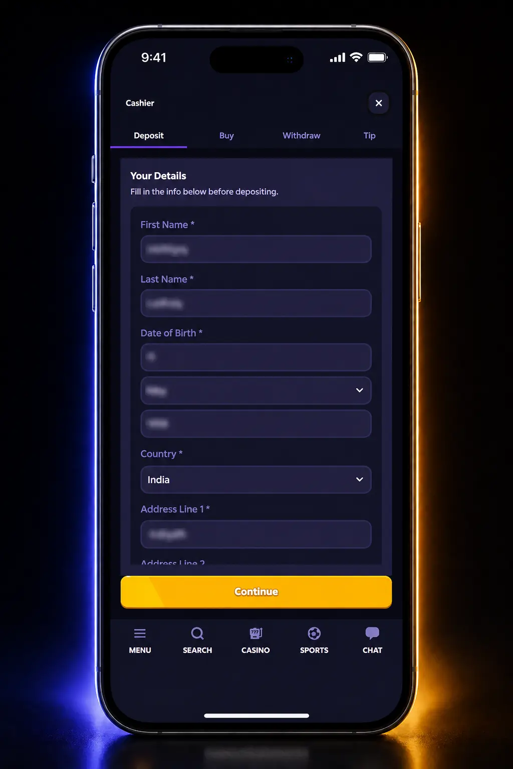 Step-by-step guide to signing up and placing a live Kabaddi bet on Roobet, from account creation to PKL wager.