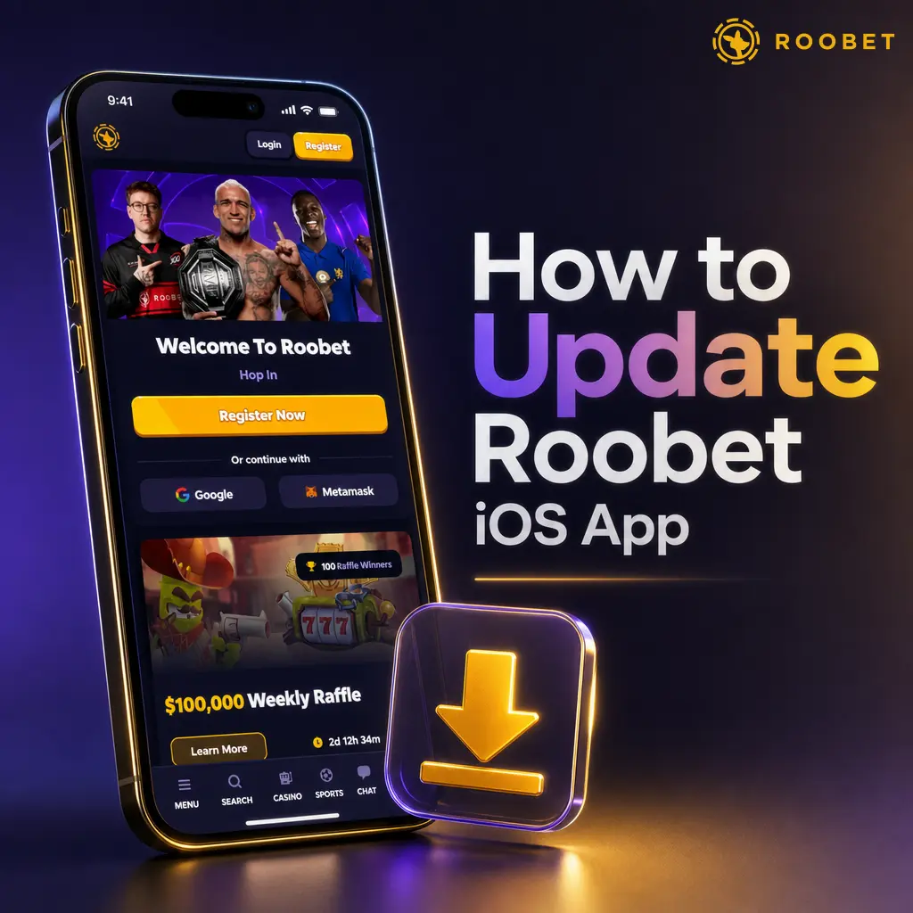 Steps to update the Roobet iOS app on iPhone or iPad for secure, fast access to odds and casino games