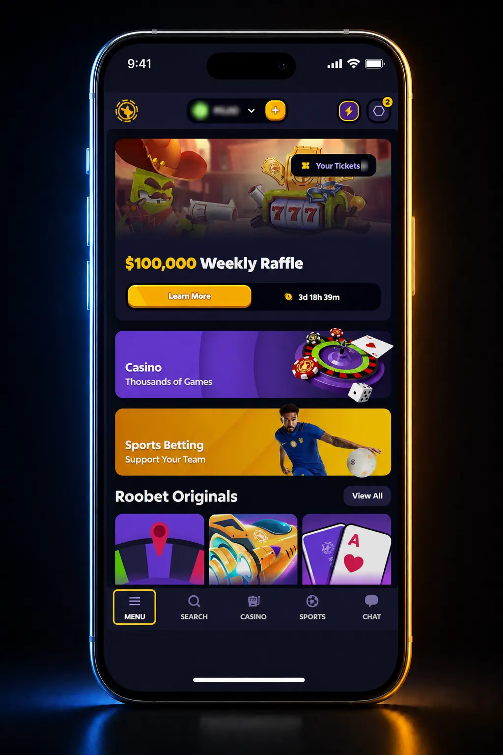 Step-by-step guide showing how to sign up, deposit crypto, and redeem a Roobet bonus code in India