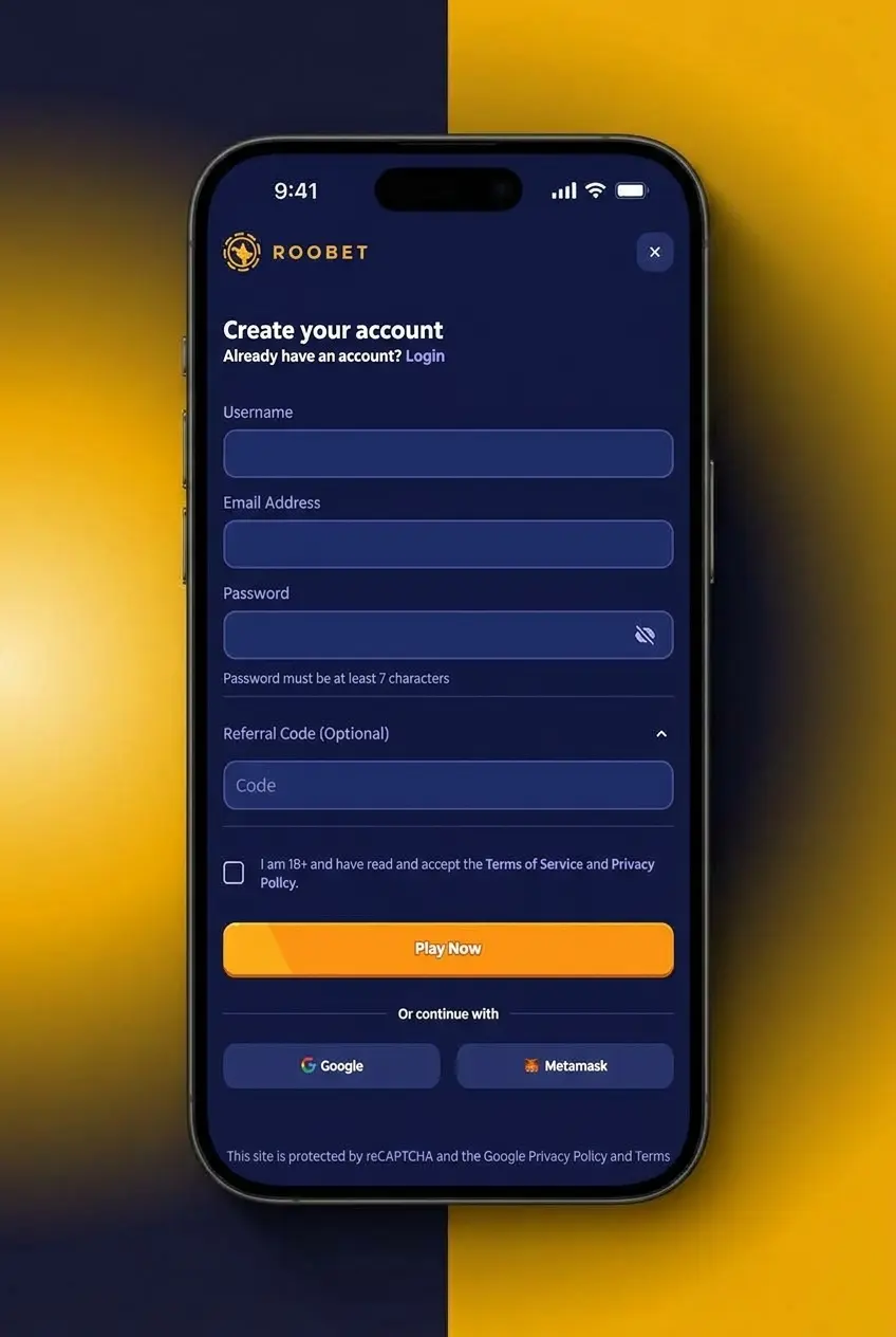Step-by-step guide showing how to verify an account on Roobet, including ID upload and document submission process