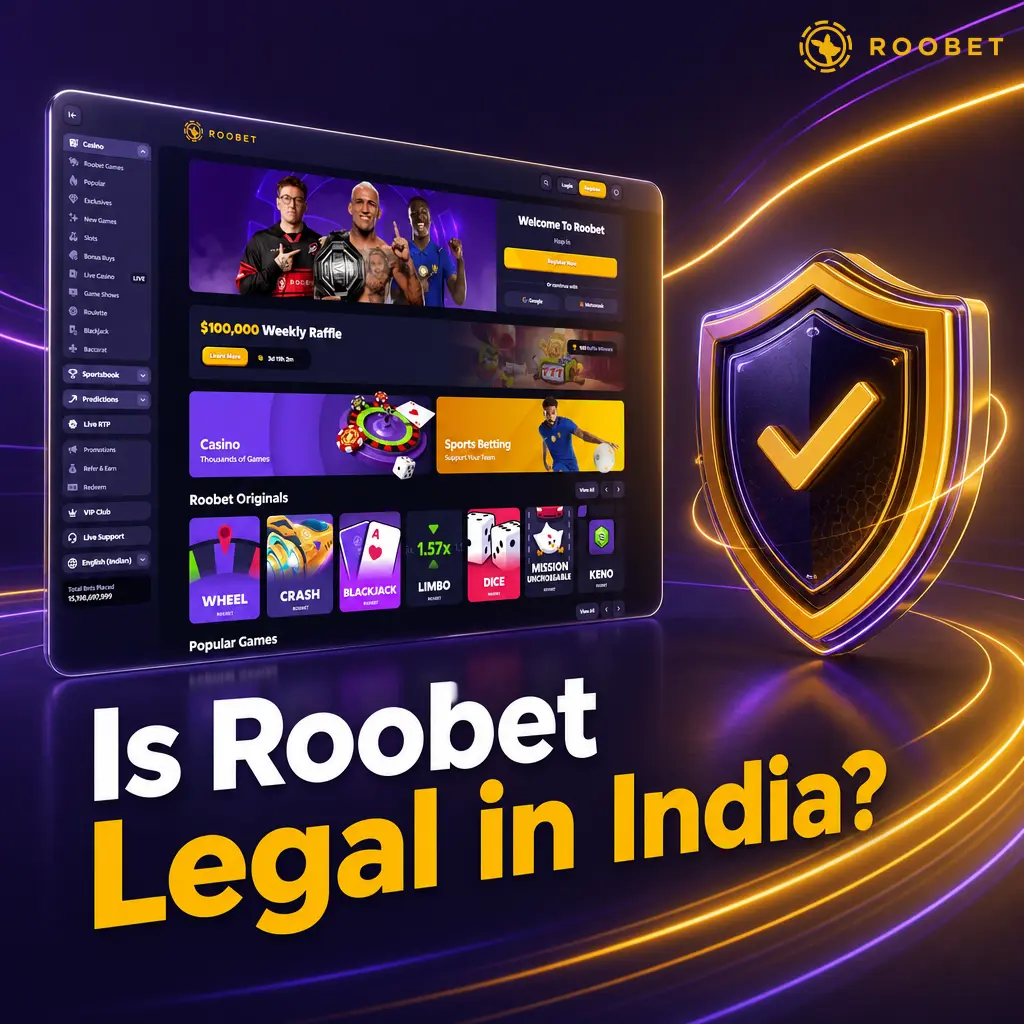 Roobet Curaçao eGaming license 8048/JAZ2020-013 legality for Indian players, offshore betting, casino games, and age verification