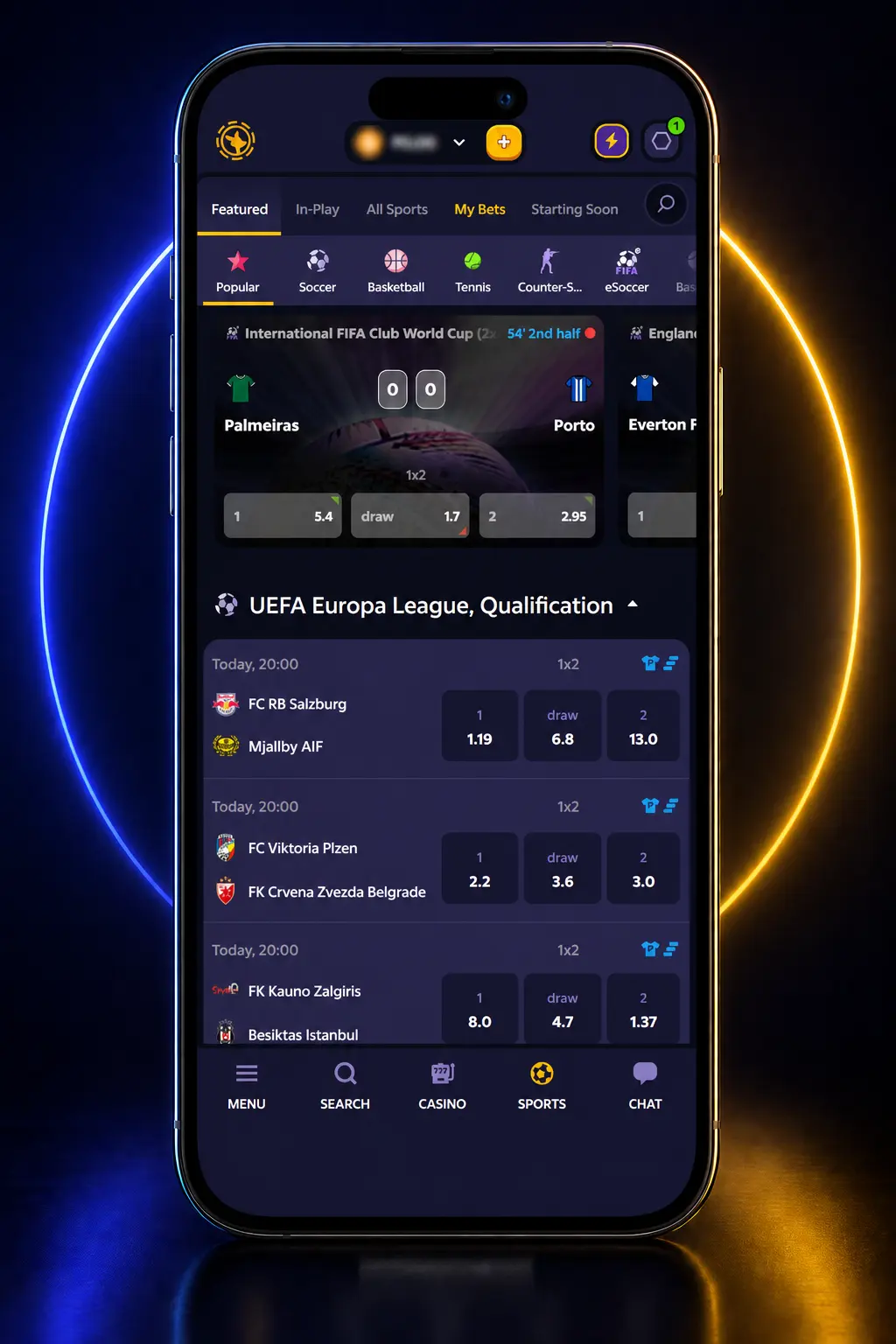 Step-by-step guide showing how to register, deposit, and place a football bet on Roobet Sportsbook [MOBILE_SCREENSHOT]