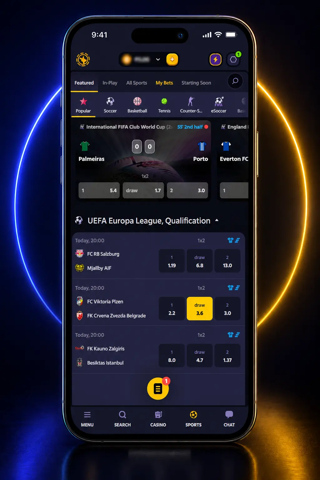 Step-by-step guide showing how to register, deposit, and place a football bet on Roobet Sportsbook [MOBILE_SCREENSHOT]
