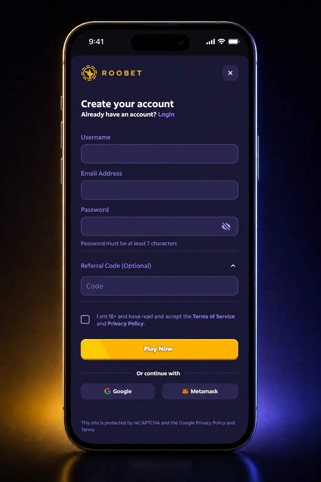 5 steps to start horse racing betting on Roobet: sign up, verify, fund account, pick a race, place your bet