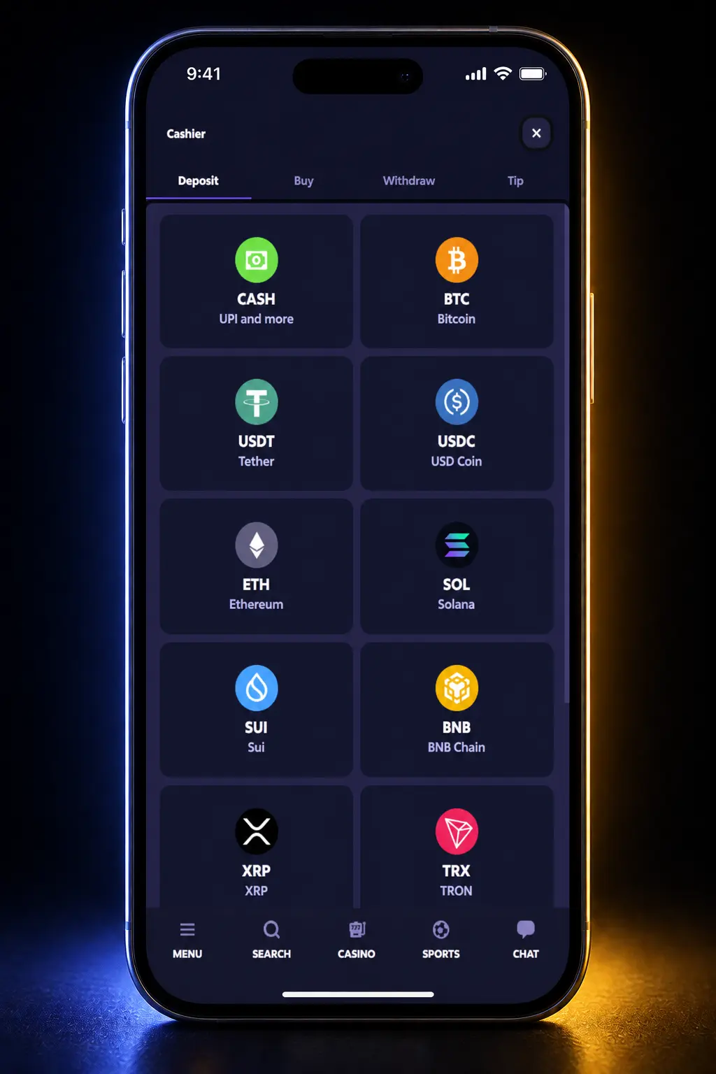 Step-by-step guide to register, deposit, and start playing online blackjack on Roobet app
