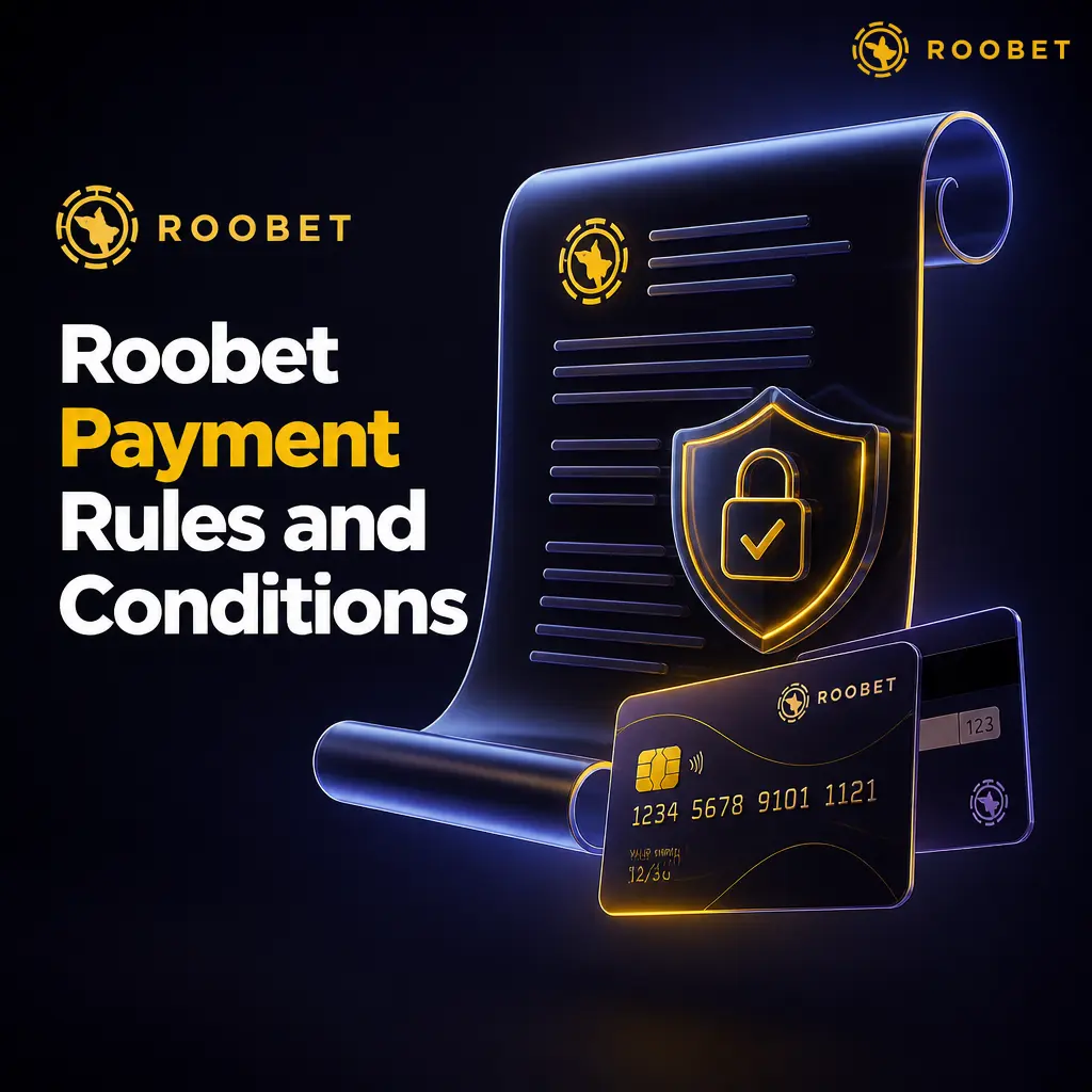 Roobet payment rules: KYC verification, matching withdrawal method, 35x bonus wagering, one account per player, age 18+.