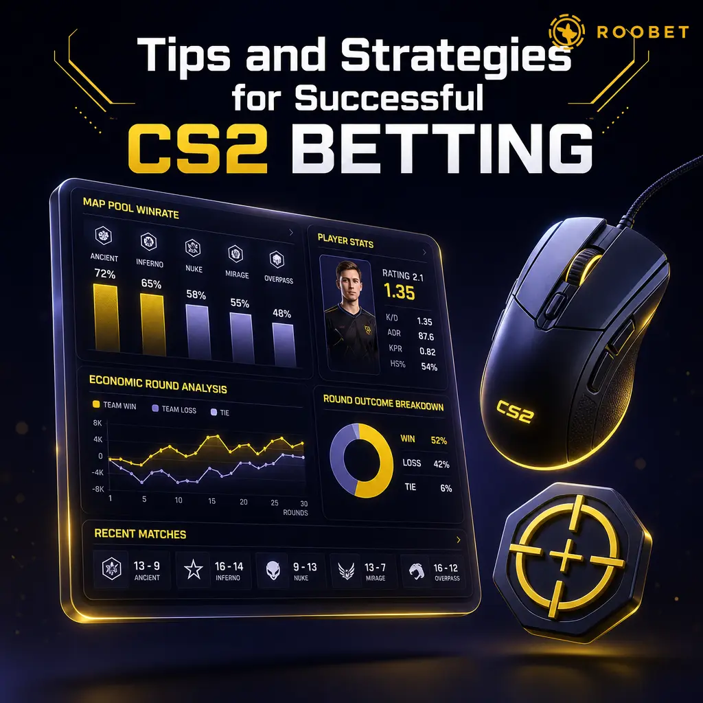 CS2 betting tips: map pool analysis, pistol rounds, roster form, and bankroll management for smarter wagers.
