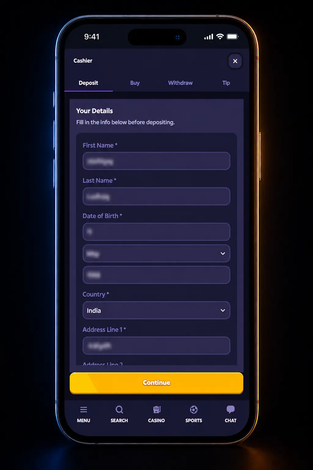 Step-by-step guide to register, verify, deposit, and start playing casino games at Roobet Casino in India.