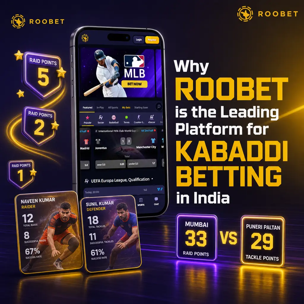 Roobet: leading kabaddi betting platform in India with fast odds updates, quick crypto payouts, and 40+ PKL match markets